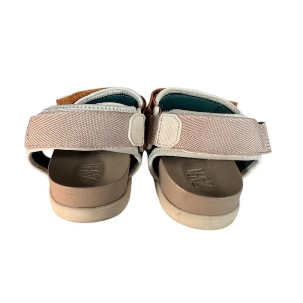 ZARA Kids Multi Color Strap Sporty Sandals‎ Size 3.5/euro 35